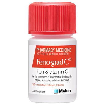 ePharmacy Ferro-grad c iron & vitamin c 30 tablets offer