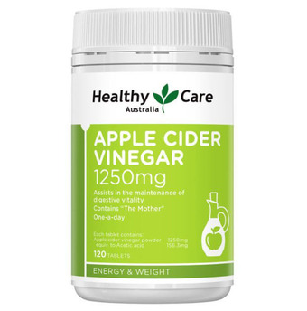 ePharmacy Healthy care apple cider vinegar 1250mg 120 tablets offer