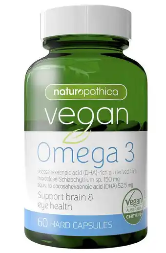 ePharmacy Naturopathica vegan omega 3 60 capsules offer