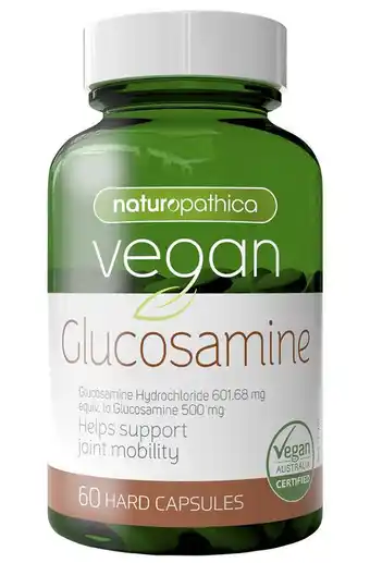 ePharmacy Naturopathica vegan glucosamine 60 capsules offer