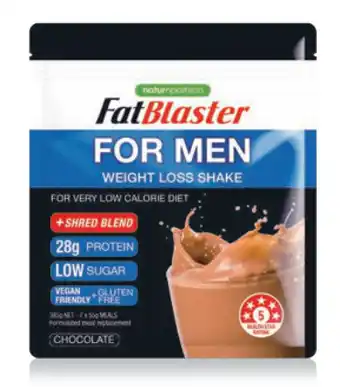 ePharmacy Naturopathica fatblaster for men weight loss shake 385g offer