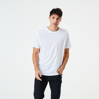 Australian grown cotton crew neck tee