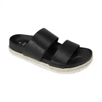 Kmart Espadrille platform slides - black offer