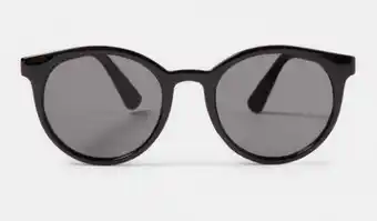 Kmart Basic round sunglasses - black offer