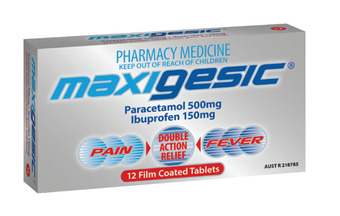 Maxigesic 12 tablets