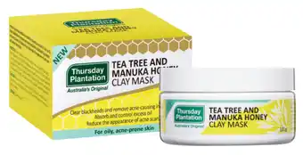 Malouf Pharmacies Thursday plantation tea tree manuka honey clay mask 100g offer