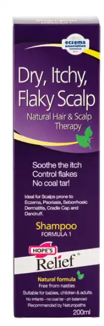 Hope’s relief dry, itchy, flaky scalp shampoo 200ml