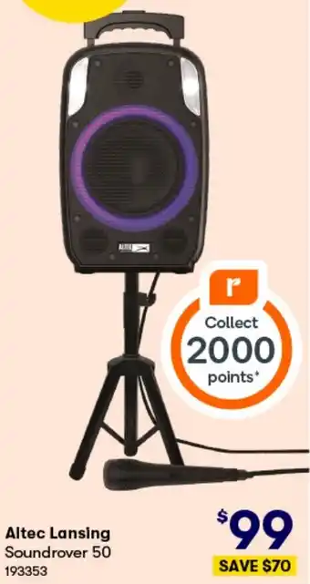BIG W Altec Lansing Soundrover 50 offer