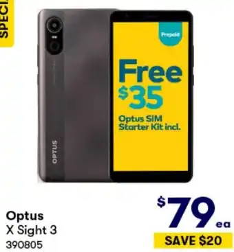 BIG W Optus X Sight 3 offer