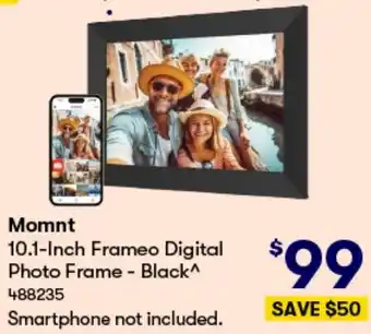 BIG W Momnt 10.1-Inch Frameo Digital Photo Frame - Black offer