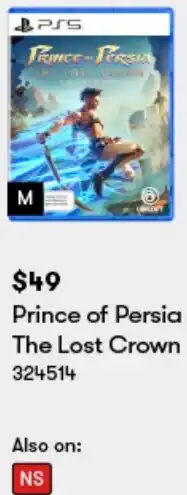 BIG W Prince of Persia The Lost Crown offer