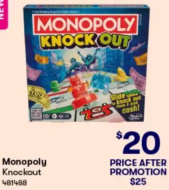 BIG W Monopoly Knockout offer