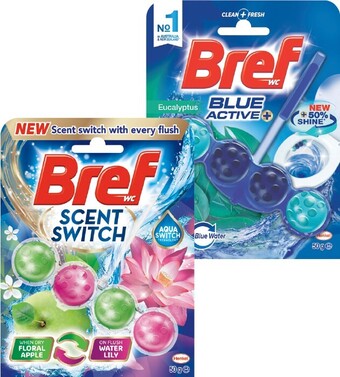 IGA Bref Scent Switch, Deluxe or Active 50g Selected Varieties offer