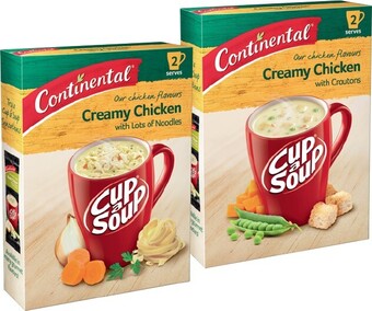 IGA Continental Cup A Soup 2 Pack Selected Varieties offer