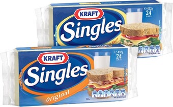 IGA Kraft Original or Light Singles 432g offer