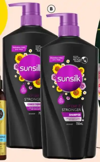 BIG W Sunsilk Longer & Stronger Shampoo or Conditioner 700ml offer