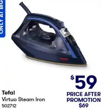 BIG W Tefal Virtuo Steam Iron offer