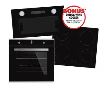 The Good Guys Omega 60cm Electric Cooking Pack offer