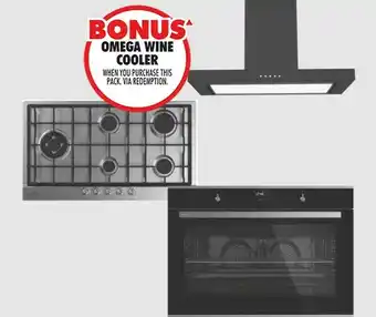 The Good Guys Omega 90cm Gas Cooking Pack offer