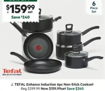 Harris Scarfe TEFAL Enhance Induction 6pc Non-Stick Cookset offer