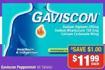 Direct Chemist Outlet Gaviscon Peppermint offer