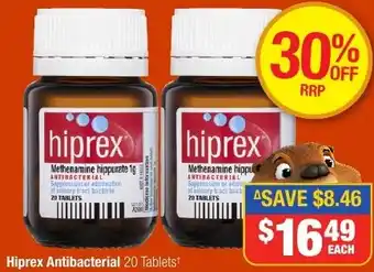 Hiprex Antibacterial 20 Tablets