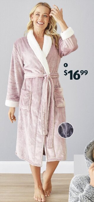 ALDI Women's Plush Robe offer