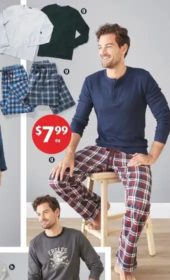 ALDI Men's PJ Separates offer