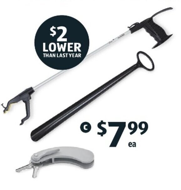 Daily Living Aids or Handy Reacher offer at ALDI