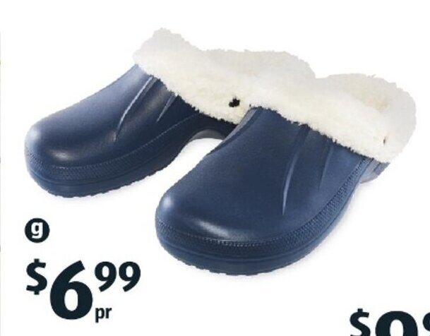 Aldi fur best sale lined clogs