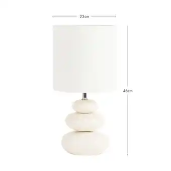 Pillow Talk Pebble Table Lamp by M.U.S.E offer