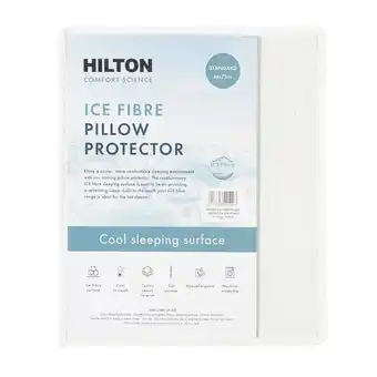 Pillow Talk Comfort Science Ice Fibre Pillow Protector by Hilton offer