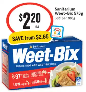 IGA Sanitarium Weet-Bix 575g offer
