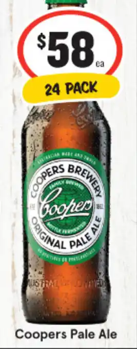IGA Cooper PALE ALE offer
