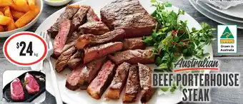 IGA BEEF PORTERHOUSE STEAK offer