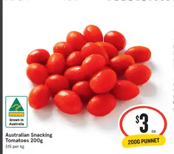 IGA Australian Snacking Tomatoes 200g offer