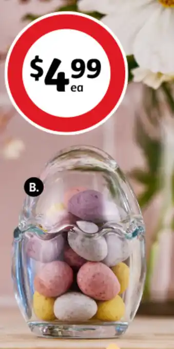 Coles Egg Shaped Jar with Lid 60mL offer