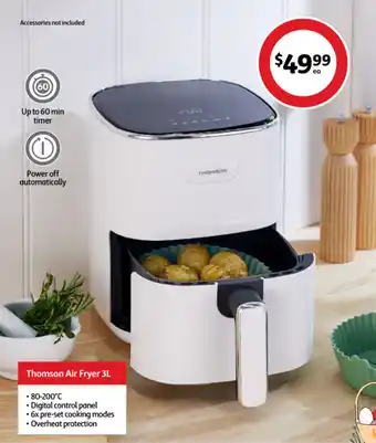 Coles Thomson Air Fryer 3L offer