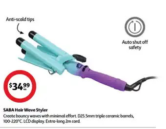 Coles SABA Hair Wave Styler offer