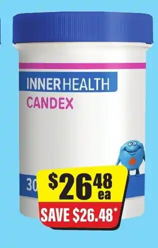 Chemist Discount Centre INNER HEALTH CANDEX offer