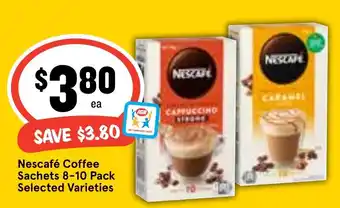 Ritchies Nescafé Coffee Sachets 8-10 Pack offer