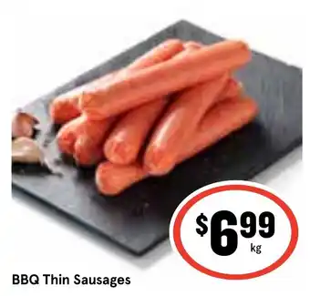 Ritchies BBQ Thin Sausages offer