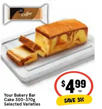 Ritchies Your Bakery Bar Cake 300-370g offer