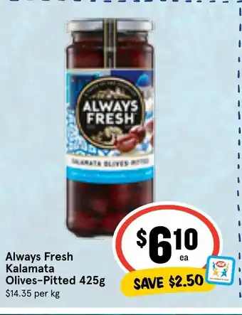 Ritchies Always Fresh Kalamata Olives-Pitted 425g offer