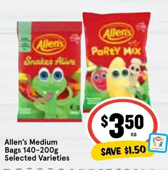 Ritchies Allen's Medium Bags 140-200g offer
