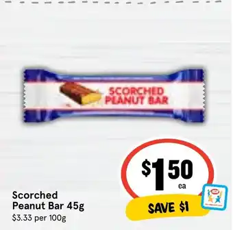 Ritchies Scorched Peanut Bar 45g offer