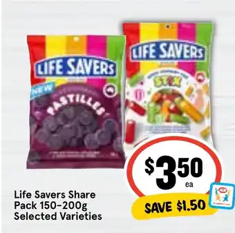Ritchies Life Savers Share Pack 150-200g offer