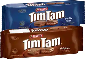 IGA Arnott's Tim Tam Chocolate Biscuits 165‑200g Selected Varieties offer