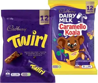 IGA Cadbury Sharepacks 144-180g Selected Varieties offer