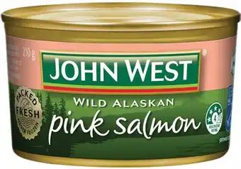 IGA John West Wild Alaskan Pink Salmon 210g offer
